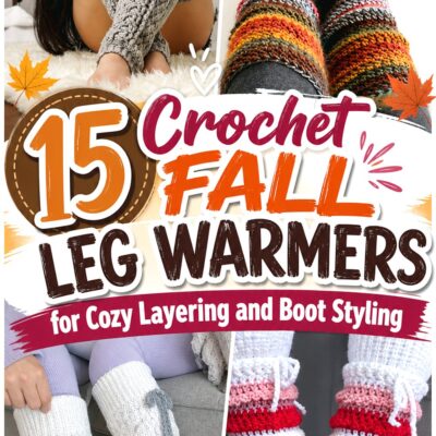 Crochet Fall Leg Warmers for Cozy Layering and Boot Styling