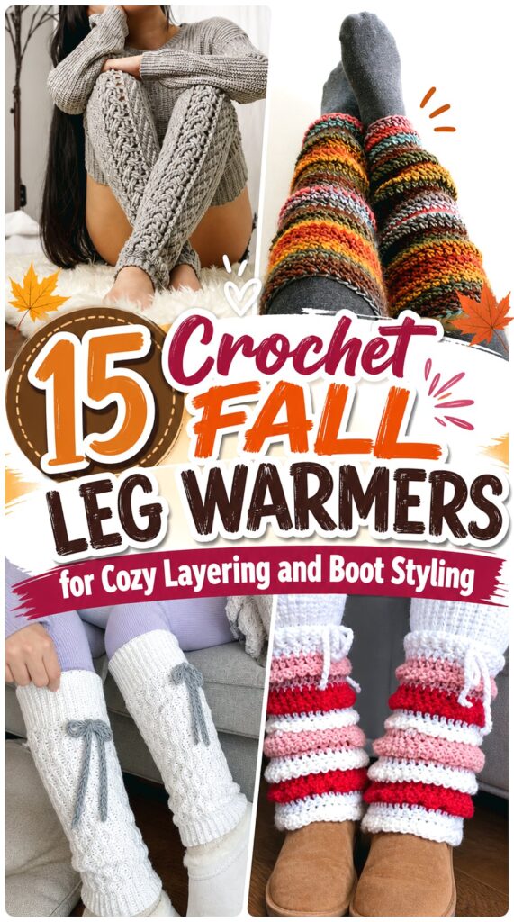 Crochet Fall Leg Warmers for Cozy Layering and Boot Styling