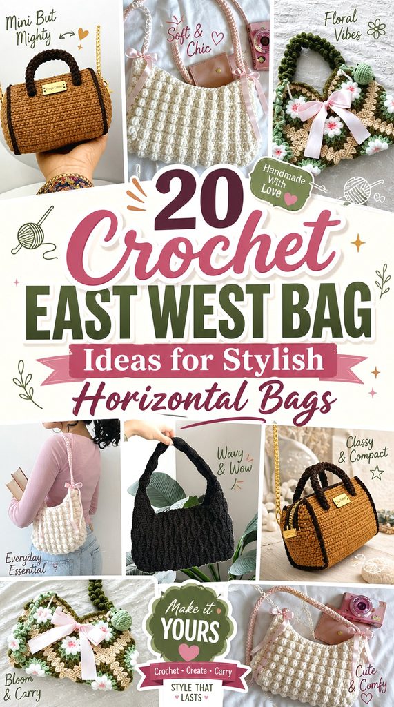 Crochet East West Bag Ideas