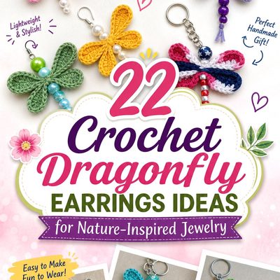 Crochet Dragonfly Earrings Ideas for Nature Inspired Jewelry