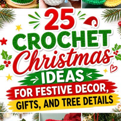 Crochet Christmas Ideas for Festive Decor, Gifts, and Tree Details