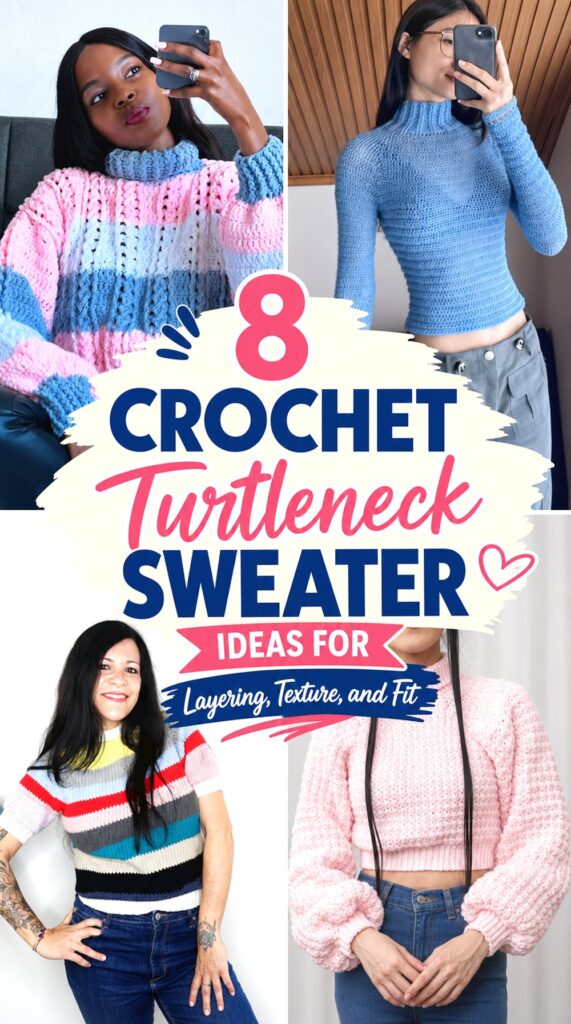 Crochet Turtleneck Sweater Ideas for Layering, Texture, and Fit