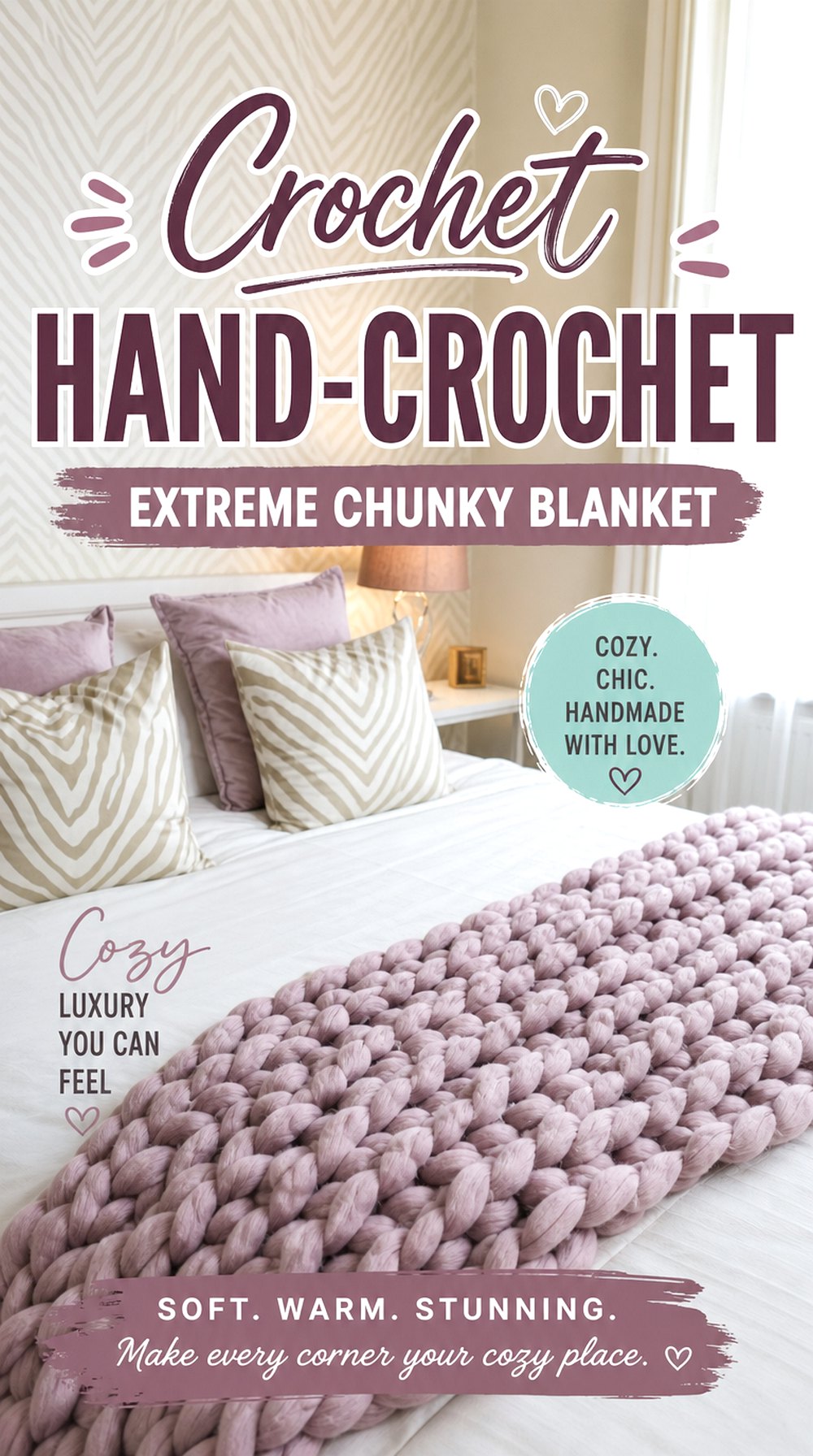 Crochet Hand Crochet Extreme Chunky Blanket
