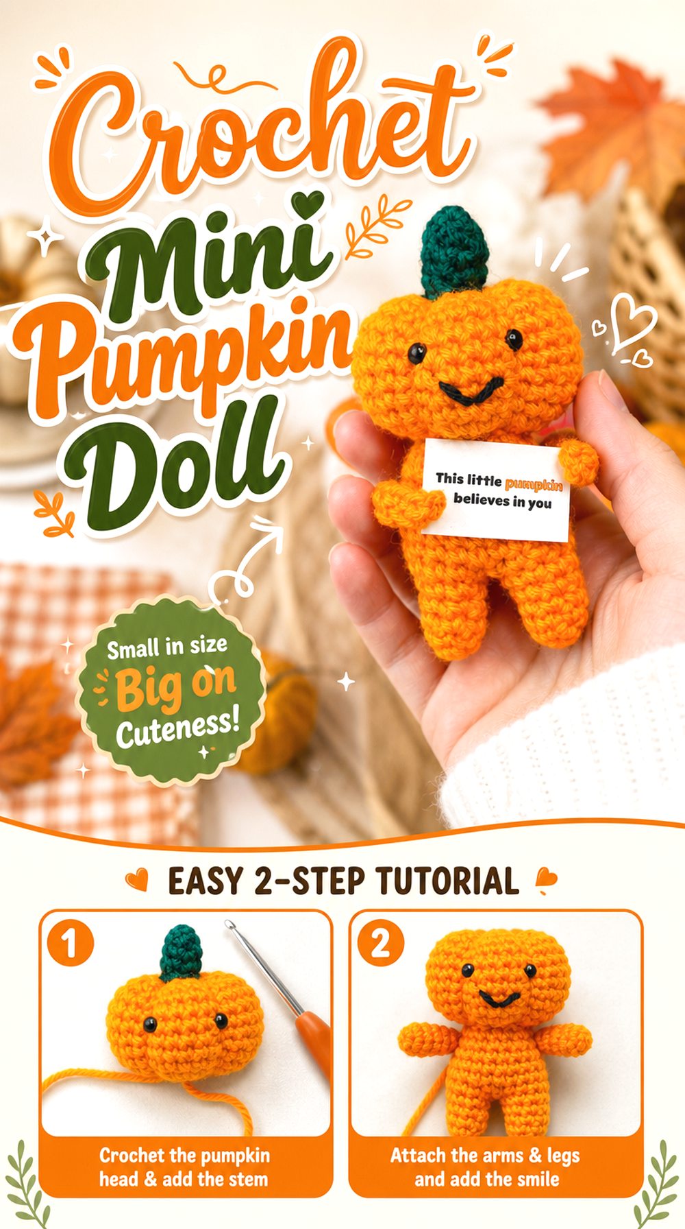 Crochet Mini Pumpkin Doll