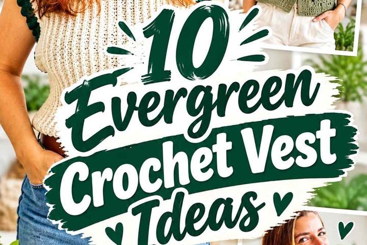 10 Evergreen Crochet Vest Ideas