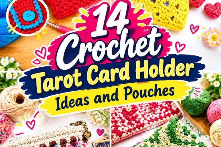 Crochet Tarot Card Holder Ideas and Pouches