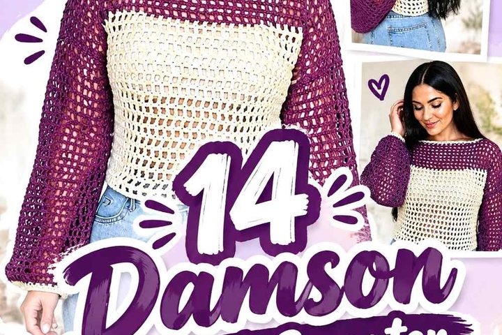 14 Damson Crochet Sweater Ideas