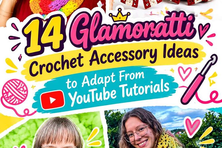 Glamoratti Crochet Accessory Ideas to Adapt From YouTube Tutorials