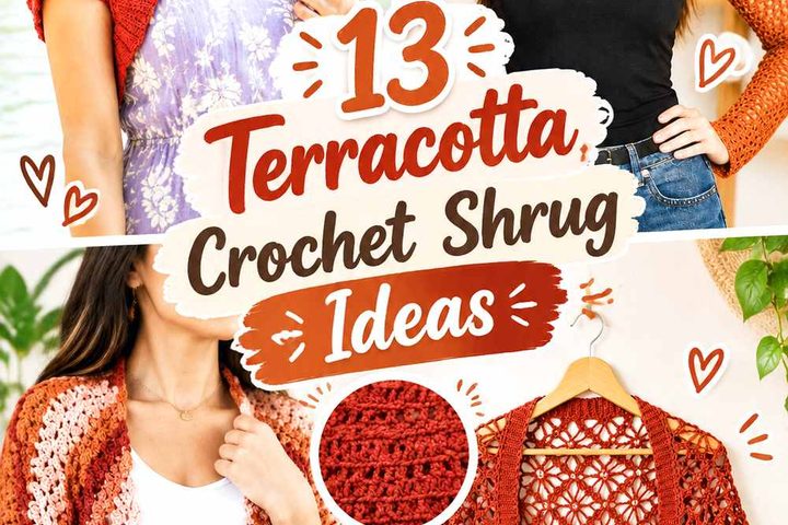 14 Terracotta Crochet Shrug Ideas