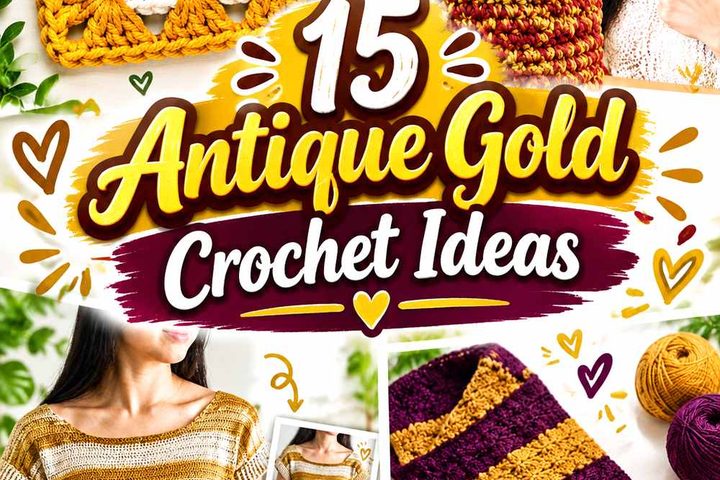 15 Antique Gold Crochet Ideas