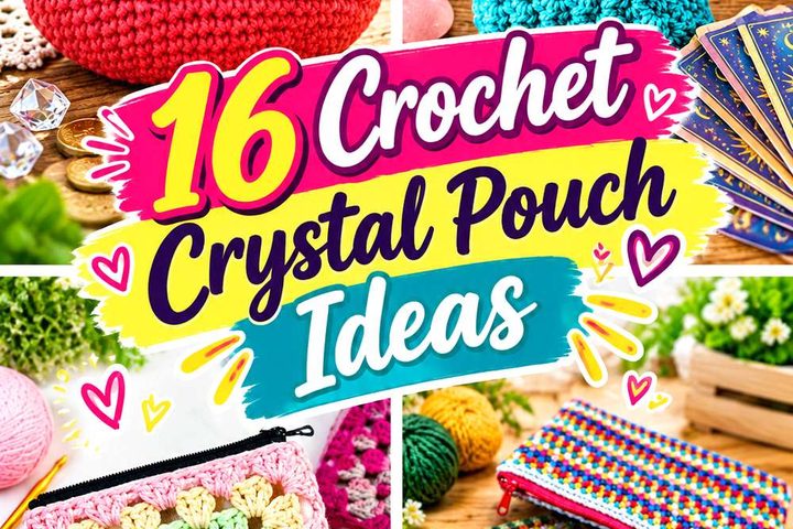Crochet Crystal Pouch Ideas