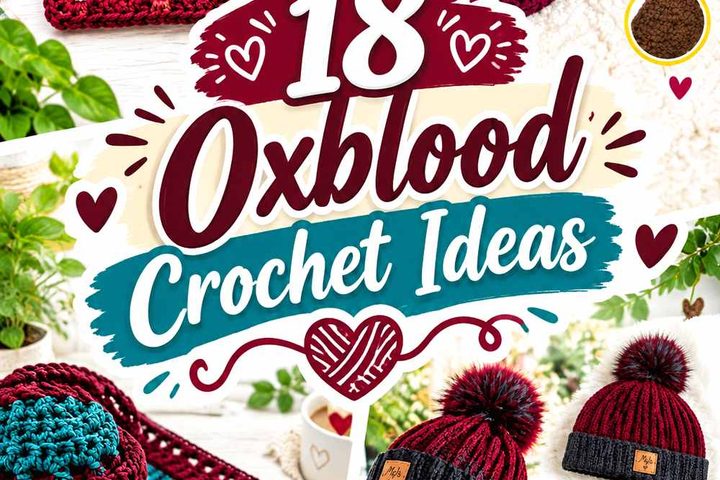 18 Oxblood Crochet Ideas