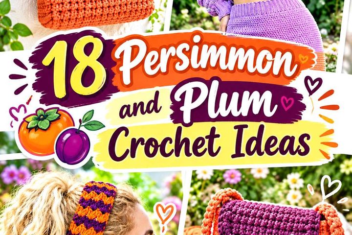 Persimmon and Plum Crochet Ideas
