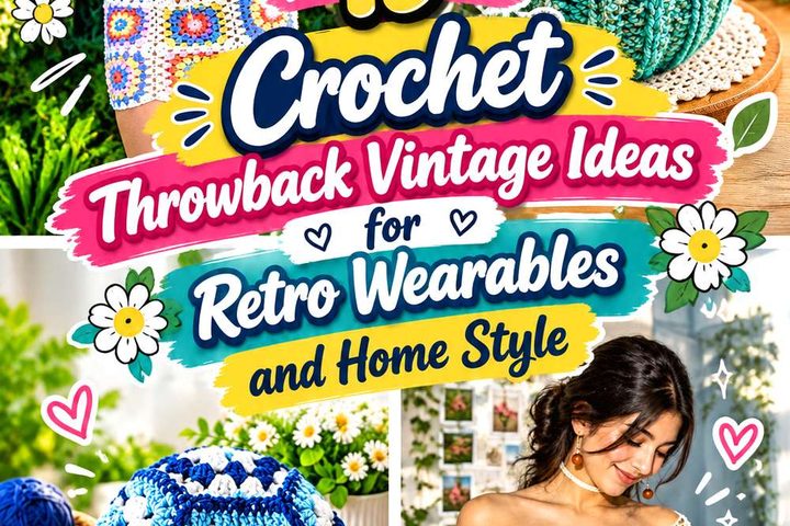 Crochet Throwback Vintage Ideas for Retro Wearables and Home Style