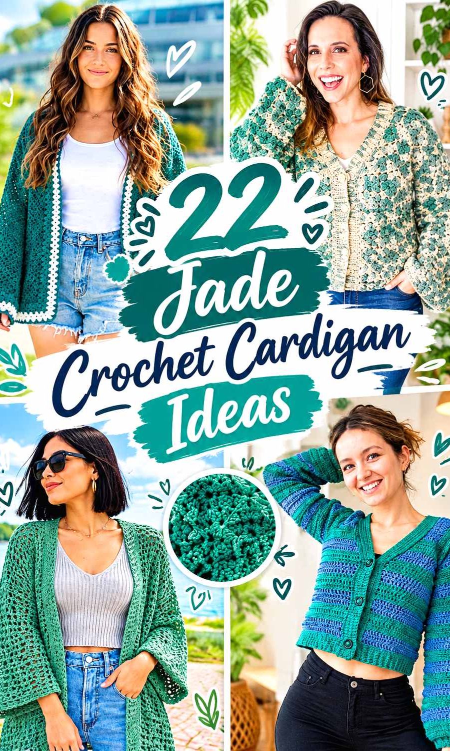 22 Jade Crochet Cardigan Ideas