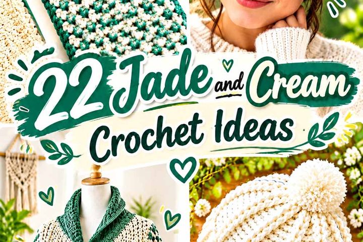 22 Jade and Cream Crochet Ideas