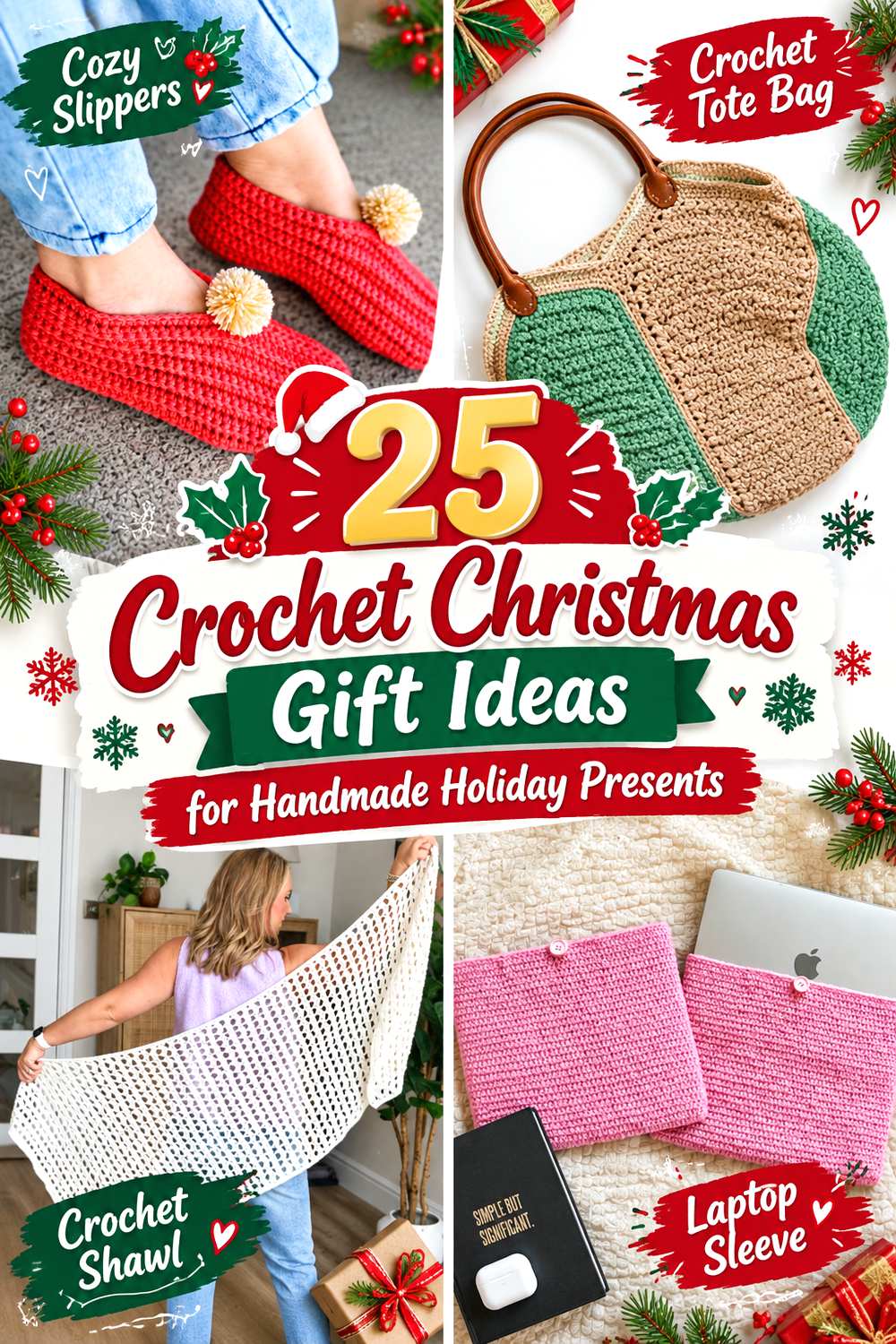Crochet Christmas Gift Ideas for Handmade Holiday Presents