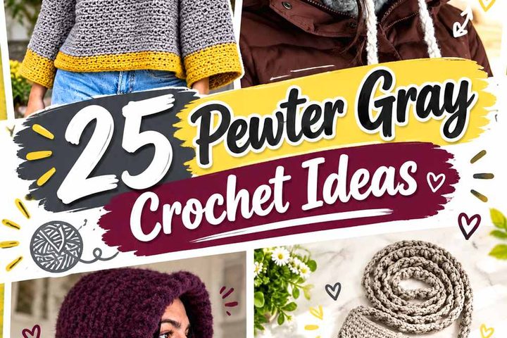 25 Pewter Gray Crochet Ideas