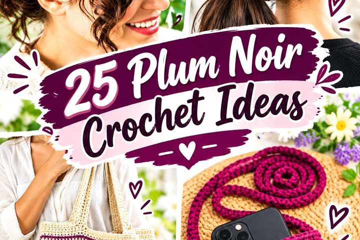 25 Plum Noir Crochet Ideas