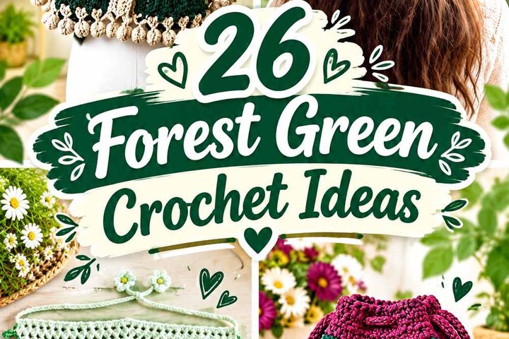 26 Forest Green Crochet Ideas
