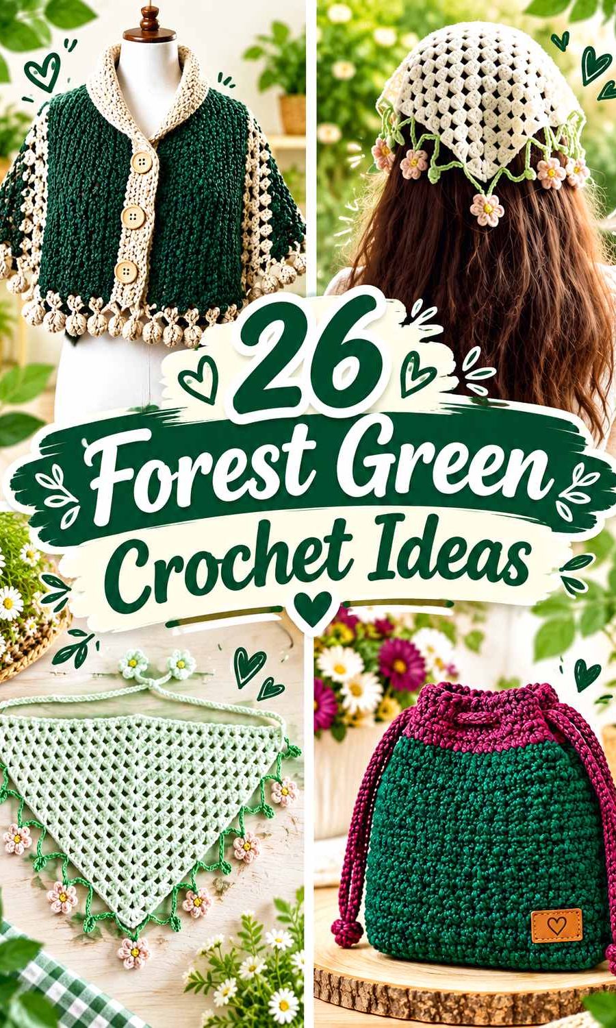 26 Forest Green Crochet Ideas
