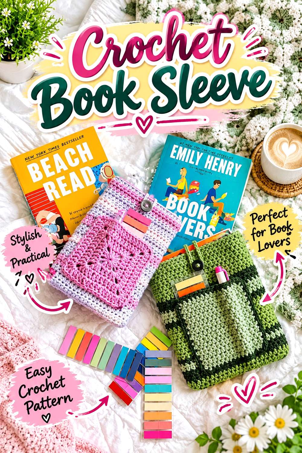 Crochet Book Sleeve