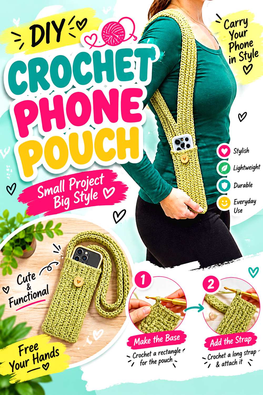 Crochet Phone Pouch