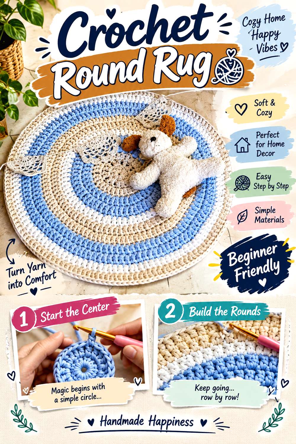 Crochet Round Rug