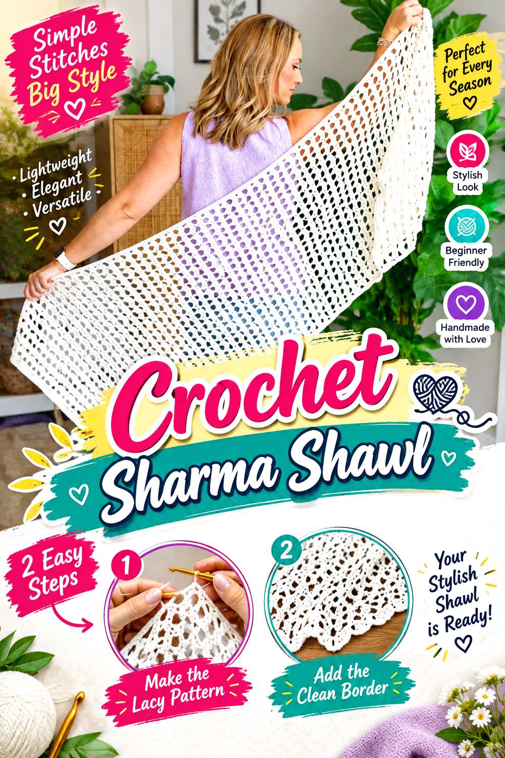 Crochet Sharma Shawl