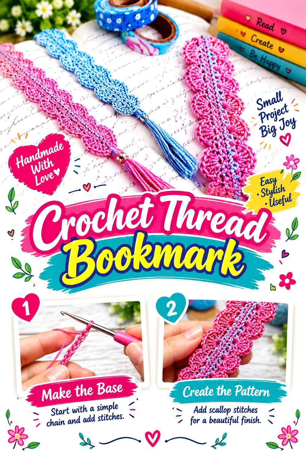 Crochet Thread Bookmark