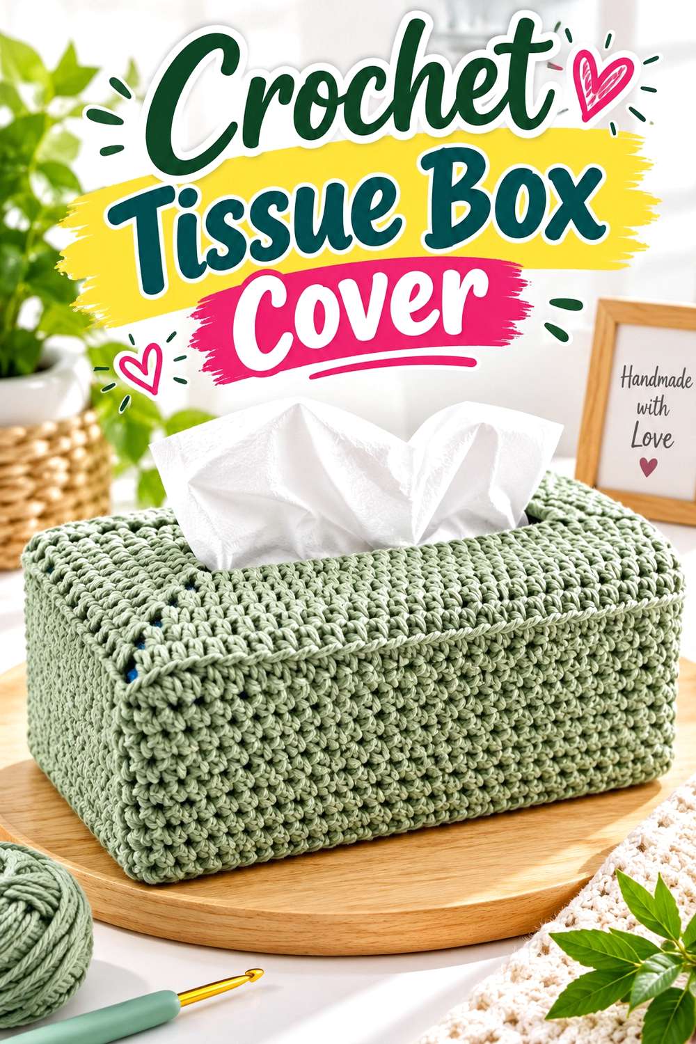 Crochet Tissue Box Cover