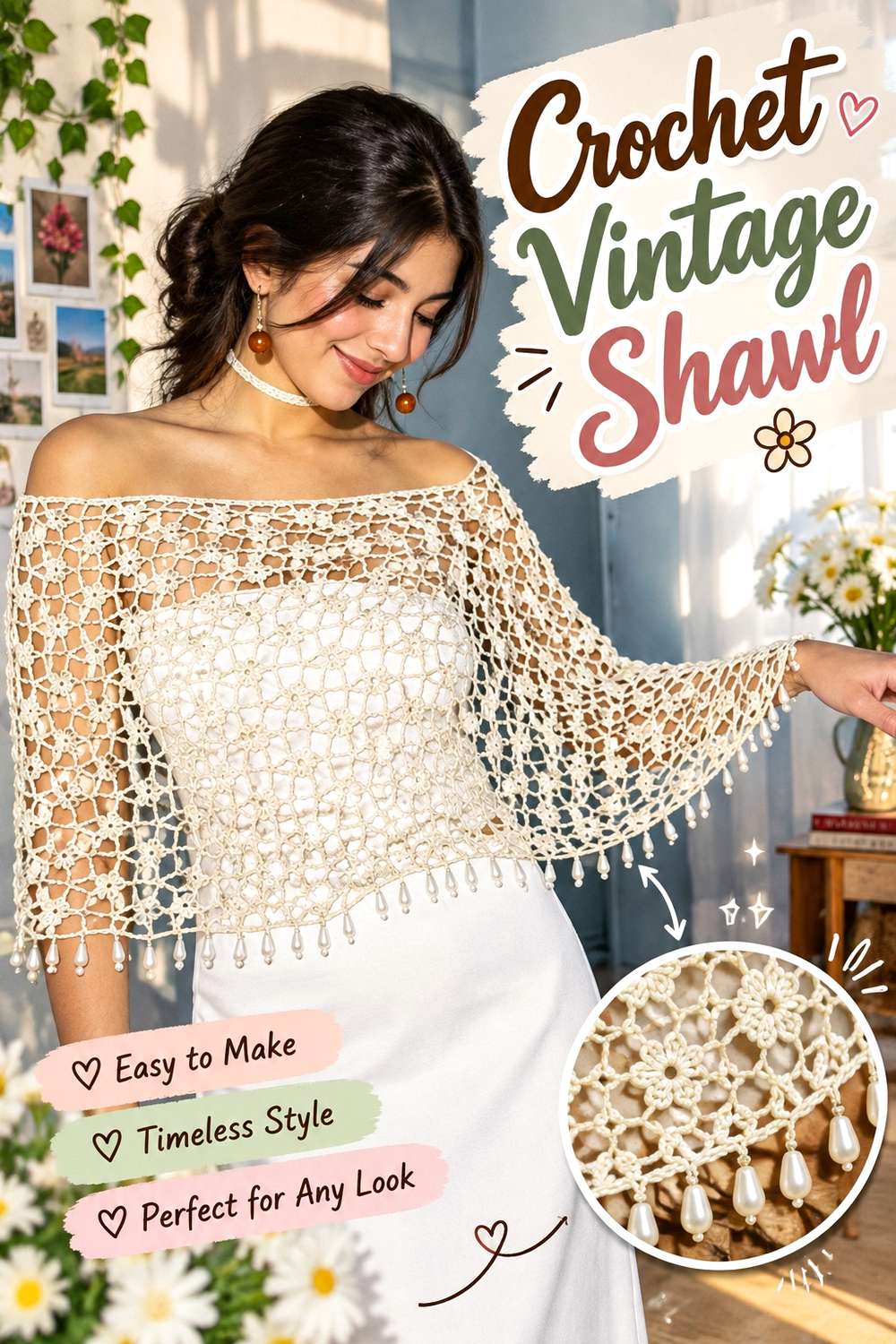Crochet Vintage Shawl