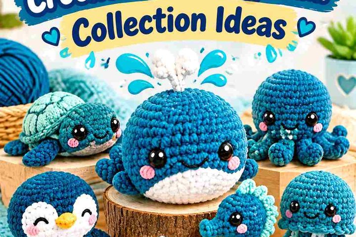 11 Deep Teal Crochet Mini Amigurumi Collection Ideas