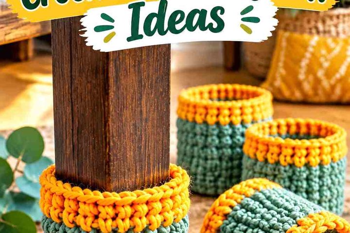 12 Eucalyptus & Saffron Crochet Table Leg Cuff Ideas