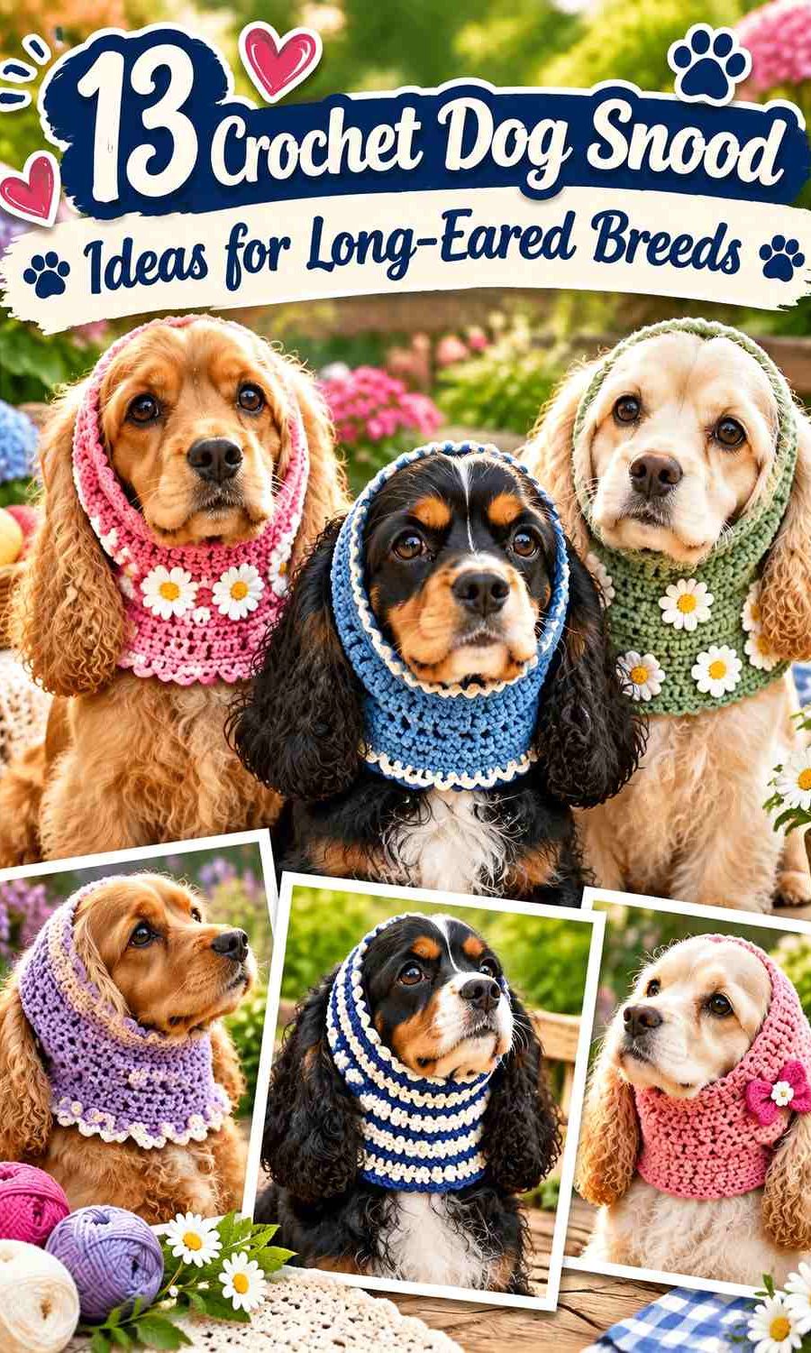 Crochet Dog Snood Ideas for Long-Eared Breeds