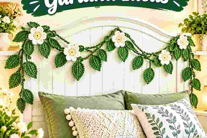 14 Jade & Ivory Crochet Bed Crown Garland Ideas