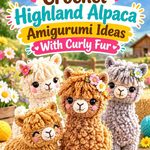 Crochet Highland Alpaca Amigurumi Ideas With Curly Fur