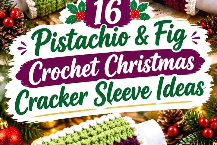 16 Pistachio & Fig Crochet Christmas Cracker Sleeve Ideas