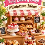 Crochet Tiny Bakery Shop Miniature Ideas in Sweet Bakery Colors