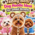 Crochet Teddy Bear Dog Hoodie Ideas for Small Breeds
