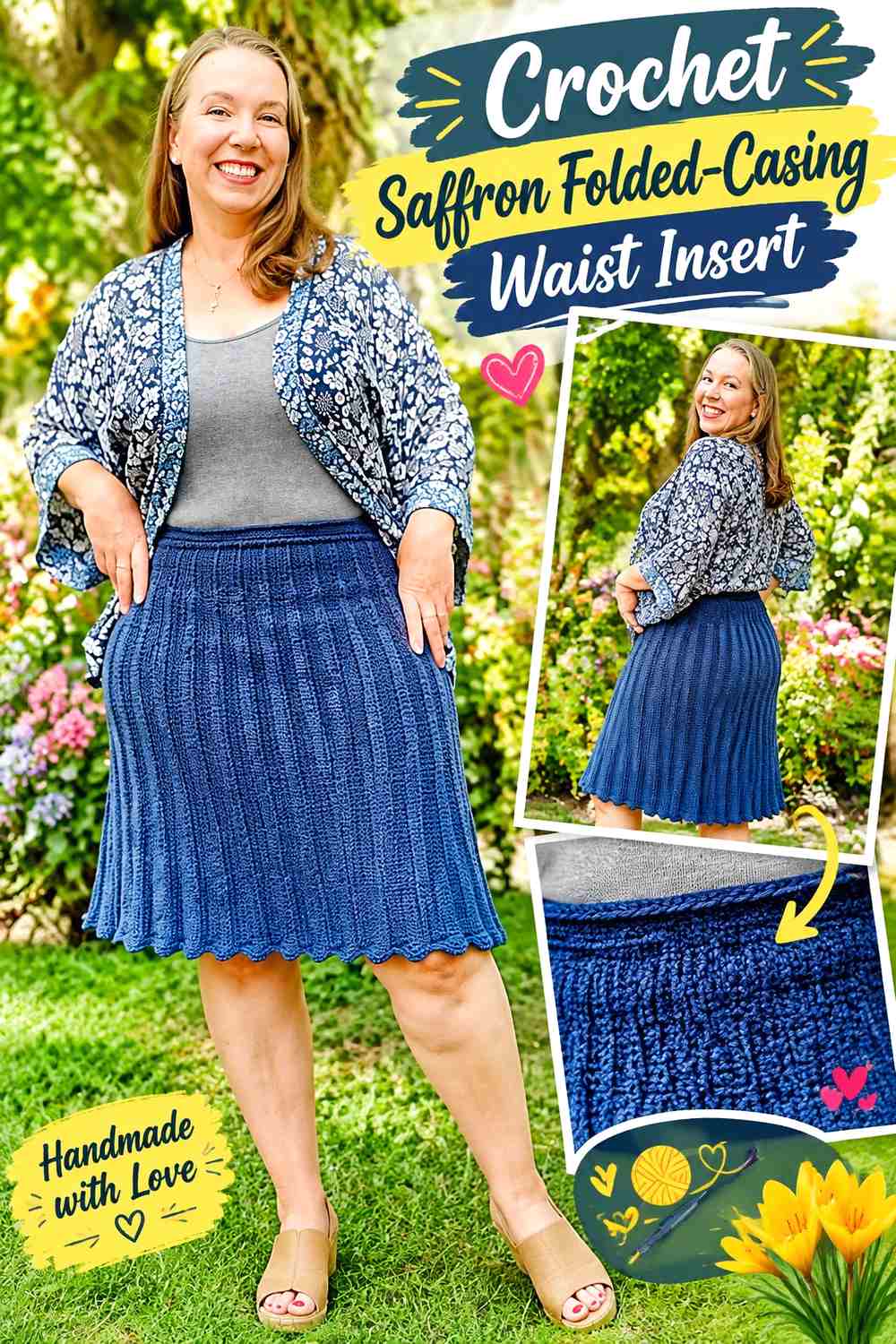 Crochet Saffron Folded-Casing Waist Insert